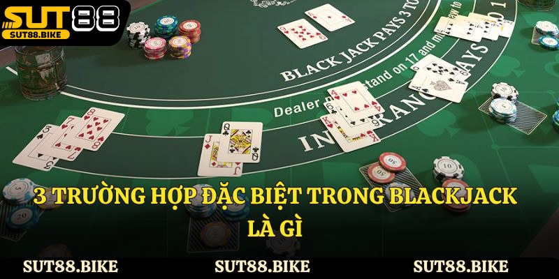3 trường hợp đặc biệt trong blackjack là gì