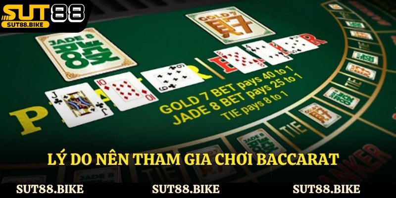 Lý do nên tham gia chơi Baccarat